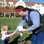 This little girl gave Gary a card thanking him for his service.